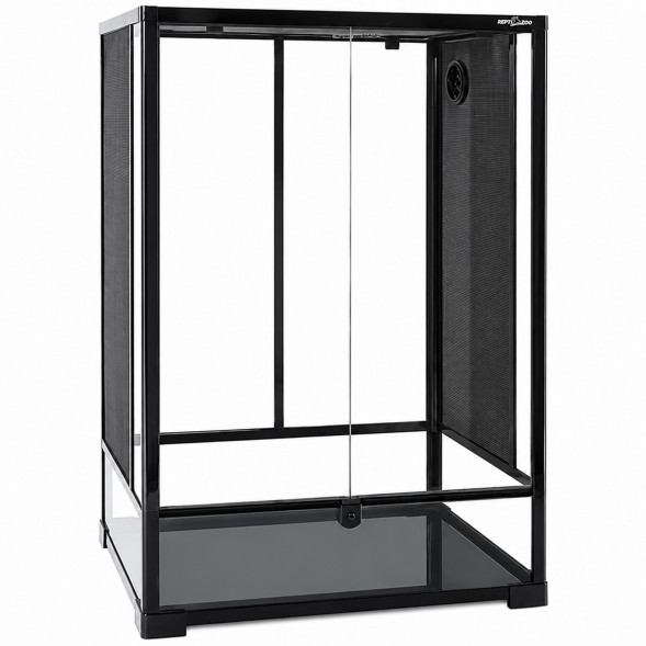 Террариум Repti-Zoo 60x45x90см со стеклянными дверцами, замком и водостойким дном (RK0124N)