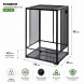 Террариум Repti-Zoo 60x45x90см со стеклянными дверцами, замком и водостойким дном (RK0124N)