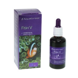 Мультивитаминная добавка для декоративных рыб Aquaforest Fish V 50мл – морских и пресноводных