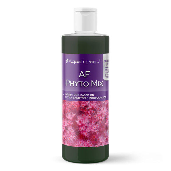 Корм для м’яких коралів Aquaforest AF Phyto Mix 250 мл - рідкий фітопланктон для горгоній та LPS