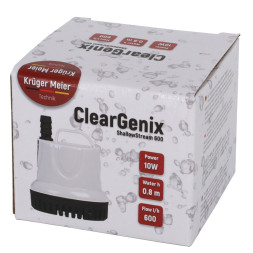 Помпа підйомна з низьким зануренням Kruger Meier ClearGenix 600 л/г для фонтанів, акваріумів, ємностей
