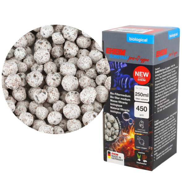 Наповнювач для біологічної фільтрації Eheim Substrat pro+O2xygen 250мл. (2512021)