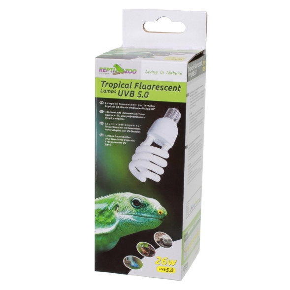 Люмінесцентна лампа Repti-Zoo Tropical Lamp 5.0 UVB 26W для тропічних рептилій та амфібій (CT5026)