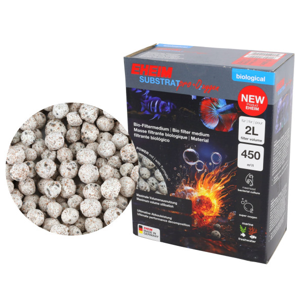 Наповнювач для біологічної фільтрації Eheim Substrat pro+O2xygen 2л. (2512101)