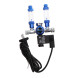 Редуктор CO2 Aquario BLUE TWIN Professional с электроклапаном на два выхода