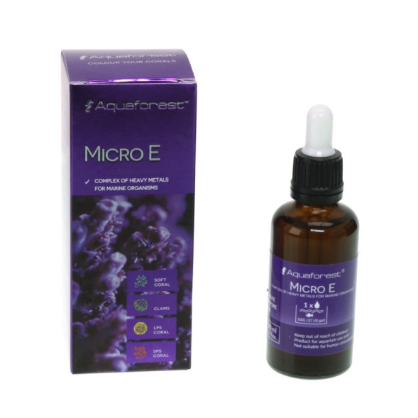 Микроэлементы для кораллов Aquaforest Micro E 10 мл - добавка тяжелых металлов для морского аквариума