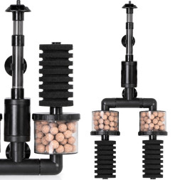 Внутренний фильтр Kruger Meier AeroTwin BIO S для аквариума 20-60 л, 350 л/ч, 3 Вт.