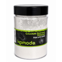 Кальцій Komodo Calcium Dusting Powder 200г. для рептилій та амфібій, порошок для живого корму (U45410)