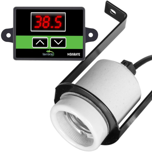 Світильник керамічний патрон з термостатом Terrario Muaritan Temperature Control 200W