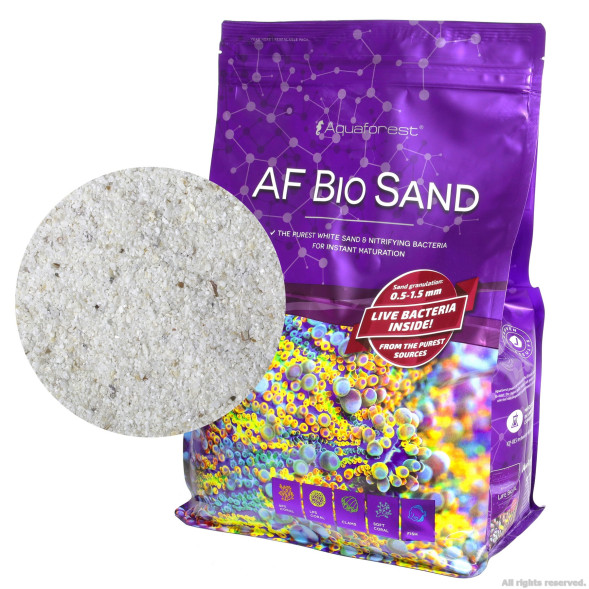 Живий пісок для морського акваріуму Aquaforest AF Bio Sand 7,5кг  0.5-1.5мм (738859)