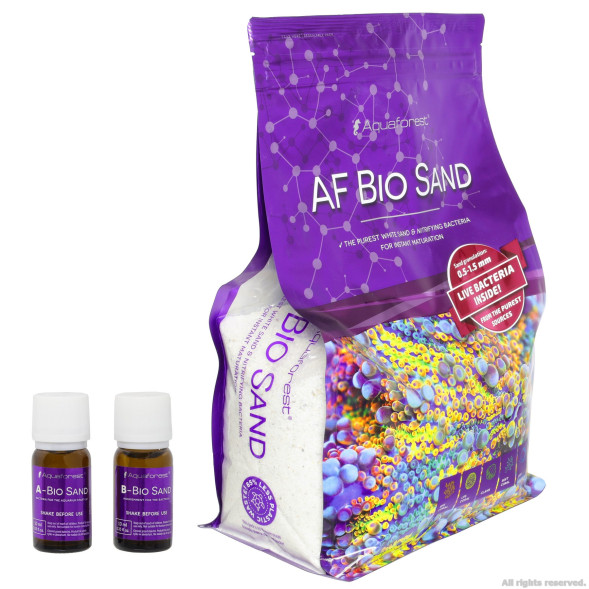 Живий пісок для морського акваріуму Aquaforest AF Bio Sand 7,5кг  0.5-1.5мм (738859)