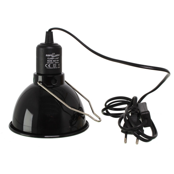 Светильник глубокий рефлекторный Repti-Zoo RL01B 75W для локального обогрева террариумов с керамическим патроном E27