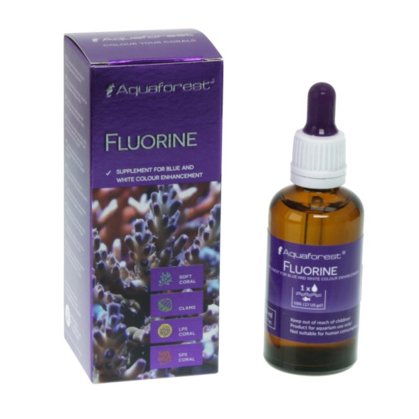 Фтор (F) для морського акваріума Aquaforest Fluorine 50 мл - добавка для коралів і флуоресценції