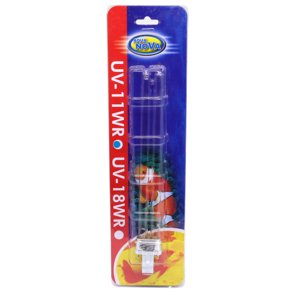 Ультрафіолетова лампа Aqua Nova UV 11Вт G23 для акваріумного і ставкового стерилізатора (11WUV)