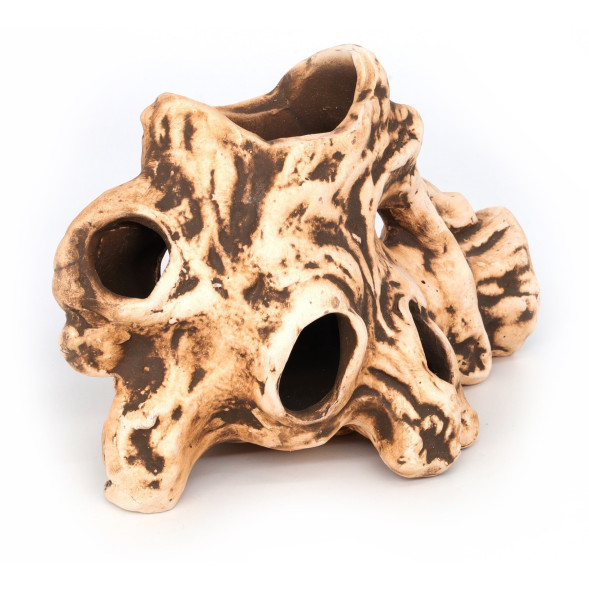 Грот керамический Aqua Nova коряга 13x19x11см (N-28018)