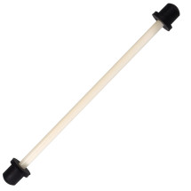 Ось керамическая для аквариумных фильтров и насосов 4x108 мм с резиновыми втулками