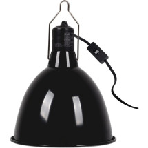Светильник глубокий рефлекторный Repti-Zoo RL02LB 200W для нагревательных и UVB ламп