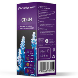 Йод (I) для морського акваріума Aquaforest Iodum 50мл - концентрована добавка для коралів, креветок