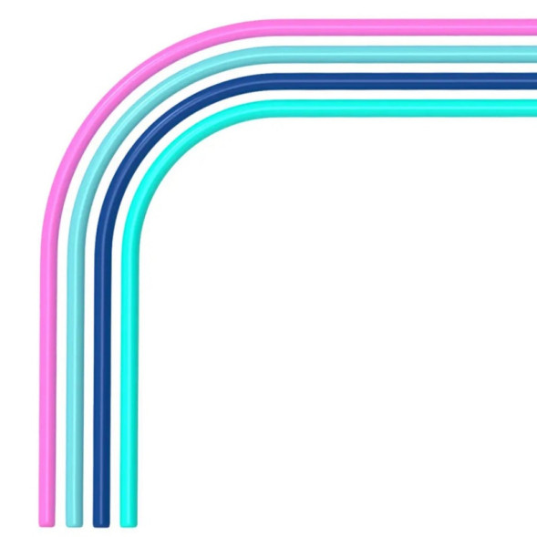 Набір кольорових силіконових трубок Chihiros Deluxe 4 Colors Tube для автоматичного дозування в акваріумі (4×3м, 2/4 мм)