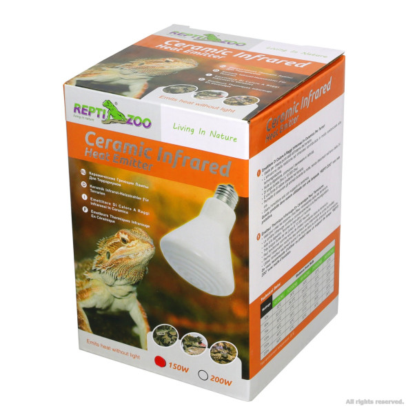 Керамічний випромінювач тепла Repti-Zoo Ceramic Heat 150W (DL290150)