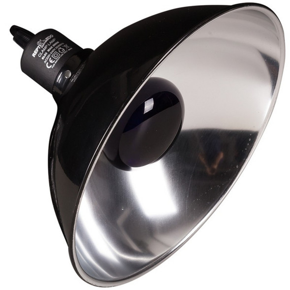 Светильник глубокий рефлекторный Repti-Zoo RL03B 200W для террариумов с керамическим патроном E27