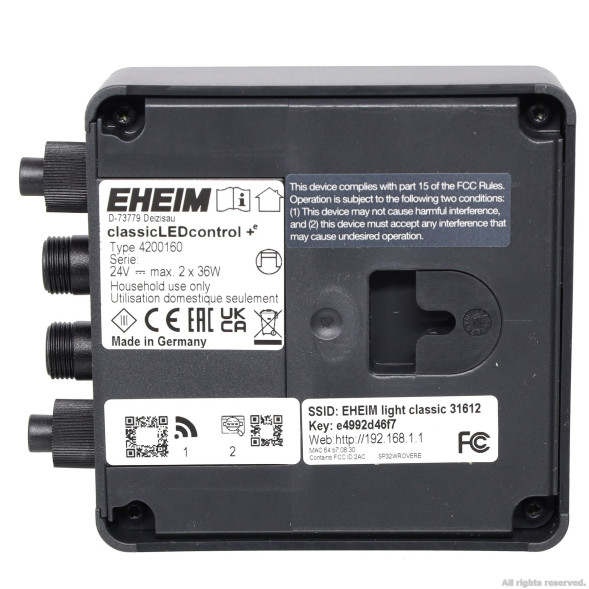 Контроллер Wi-Fi Eheim classicLEDcontrol+e для classicLED (4200160)