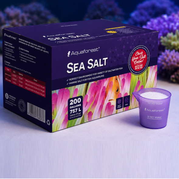 Сіль для морського акваріуму Aquaforest Sea Salt 25 кг для риб і м&amp;#039;яких коралів