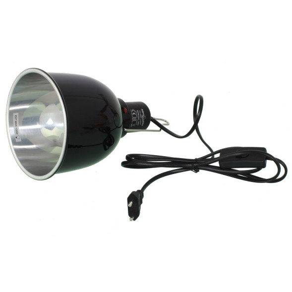 Світильник глибокий рефлекторний Repti-Zoo RL04D 100Вт для тераріумів з керамічним патроном E27