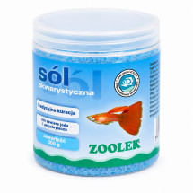 Сіль для лікування прісноводних риб Zoolek 300 г (7002) - акваріумна лікувальна сіль без йоду