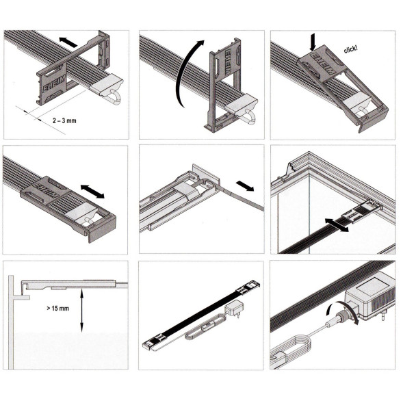 Світильник для рослинного акваріуму Eheim classicLED plants 55-63,5см 7.7W (4261021)