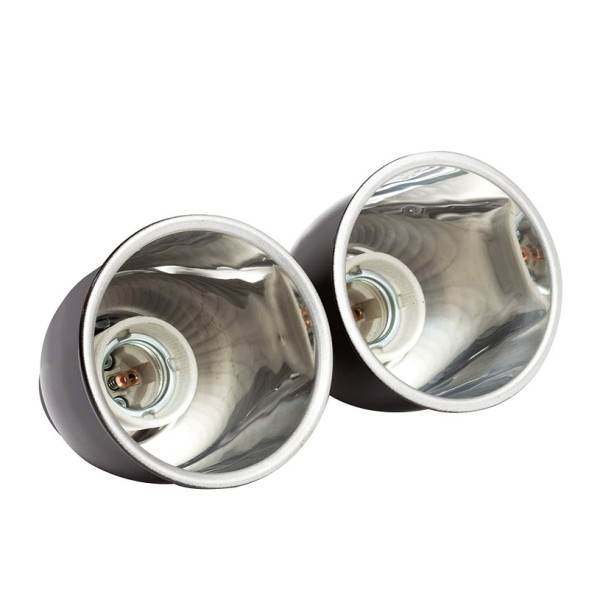 Подвійний світильник для тераріуму Repti-Zoo DRL02 2x40Вт з патронами E27 та окремими вимикачами