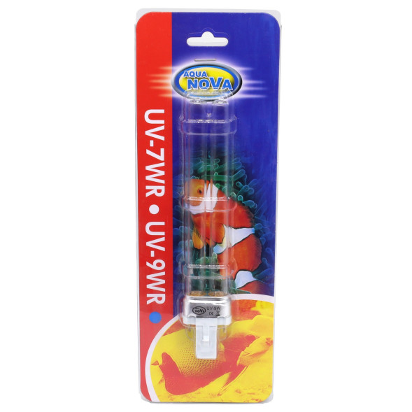 Ультрафіолетова лампа Aqua Nova UV 9Вт G23 для акваріумного і ставкового стерилізатора (9WUV)