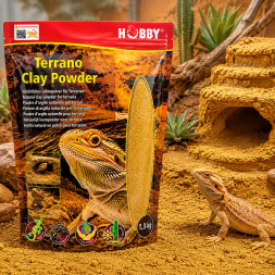 Глиняный порошок для террариумного субстрата Hobby Terrano Clay Powder yellow 1,3 кг (33212)
