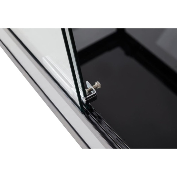 Замок Repti-Zoo (RL090) для террариумов с раздвижными дверцами, 9 см, нержавеющая сталь