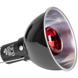 Світильник глибокий рефлекторний Terrario Biosphere Light 75W для локального обігріву тераріумів з керамічним патроном E27