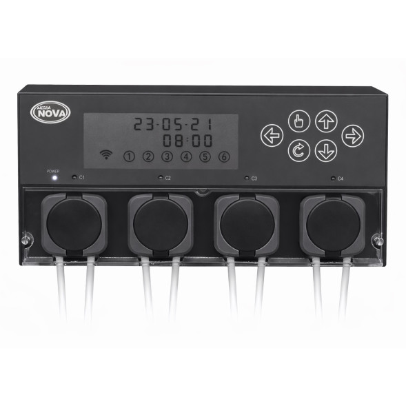 Дозатор удобрений четырехканальный Aqua Nova 4x50 мл/мин (NXDP-4)