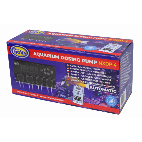 Дозатор удобрений четырехканальный Aqua Nova 4x50 мл/мин (NXDP-4)