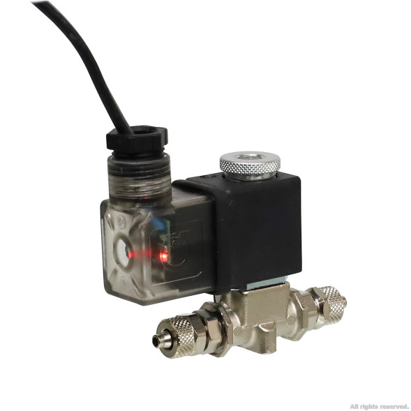 Электроклапан для систем СО2 Camozzi 4/6мм A321 220V с индикацией