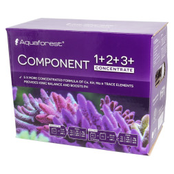 Микро и макроэлементы для морского аквариума Aquaforest Component Concentrate 1+2+3+, 3x1л - набор для метода Баллинга