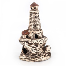 Грот керамічний Aqua Nova маяк 15x9см (N-30003)