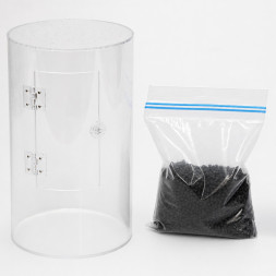 Тераріум для комах та павуків Hobby Terra Fix &amp;amp; Easy Insect Line 15×15×30 см акриловий 360° (36028)