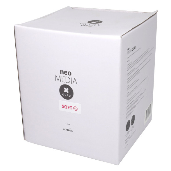 Наповнювач для біофільтрації зі зниженням pH Aquario Neo Media Soft XL Premium Quad 5 л
