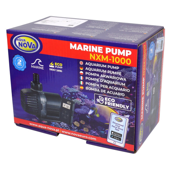 Циркуляционный насос Aqua Nova NXM-1000 1200 л/ч с контроллером и Wi-Fi для аквариума