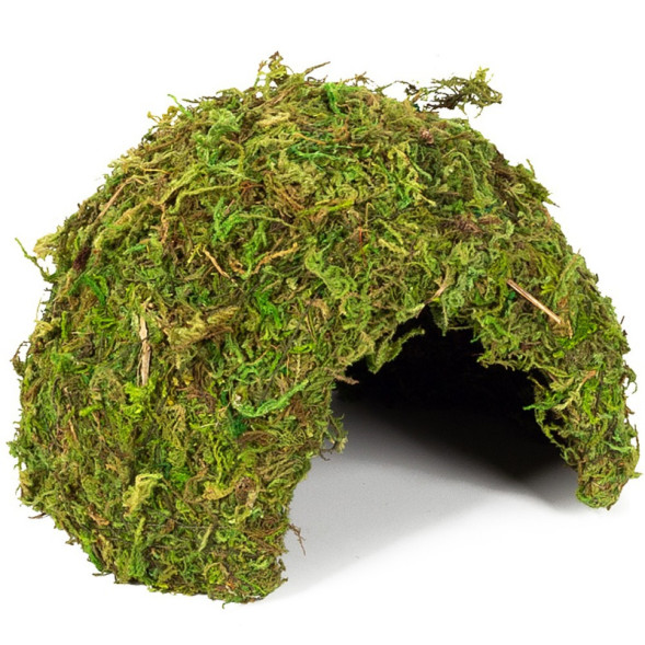 Схованка з моху Repti-Zoo Natural Mossy Dome M 14x10,5см ERS25M для тераріуму, рептилій і геконів, з живим мохом