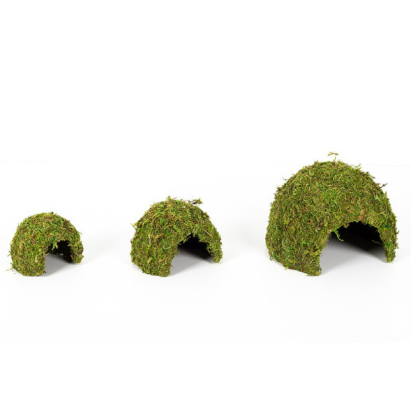 Схованка з моху Repti-Zoo Natural Mossy Dome M 14x10,5см ERS25M для тераріуму, рептилій і геконів, з живим мохом