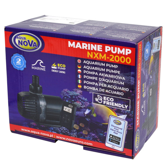 Циркуляционный насос Aqua Nova NXM-2000 2000 л/ч с контроллером и Wi-Fi для аквариума