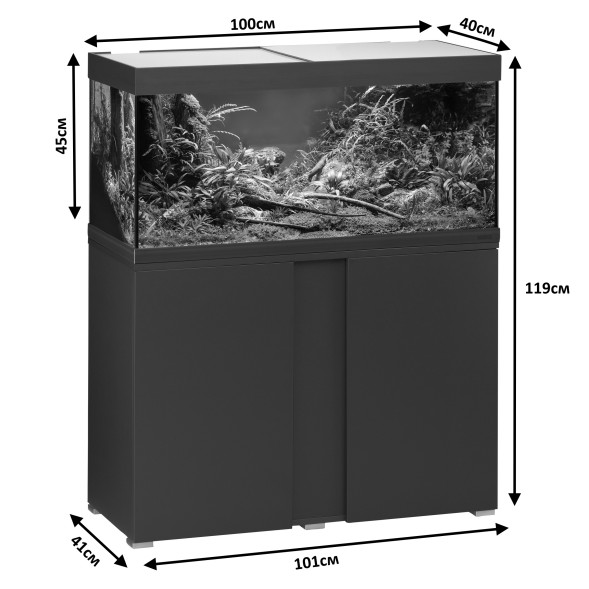 Акваріумний комплект Eheim vivaline LED 180 1x13.4W (LED) антрацитовий з тумбою (0613049)