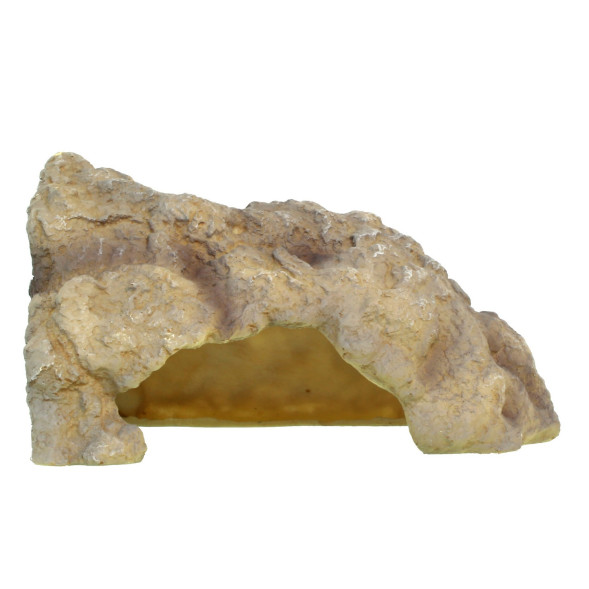 Кутова печера Repti-Zoo EHR08M 21x16x9 см - укриття для тераріуму з натуральним виглядом