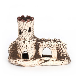 Грот керамічний Aqua Nova руїна замку 11,5x9см (N-30006)