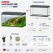 Акваріум Eheim vivaline LED 144 anthracite 80×40×45 см з LED, фільтром і нагрівачем, без тумби (0613109)